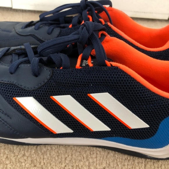 Adidas Copa Sense 3 Sala Blue Rush Orange Mens Soccer Shoes Size 10 - Picture 12 of 15